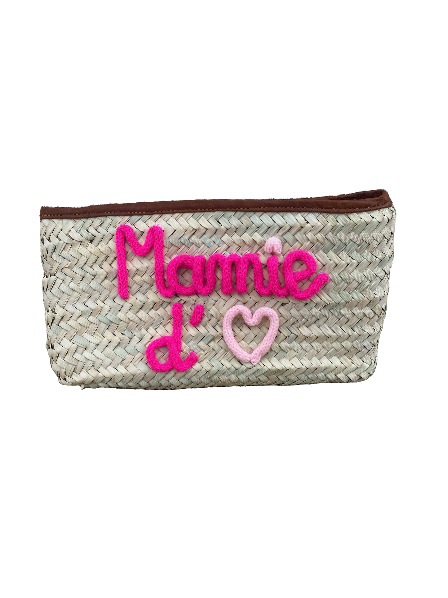 Pochette Mamie d'Amour 20x30 (couleur rose fushia)