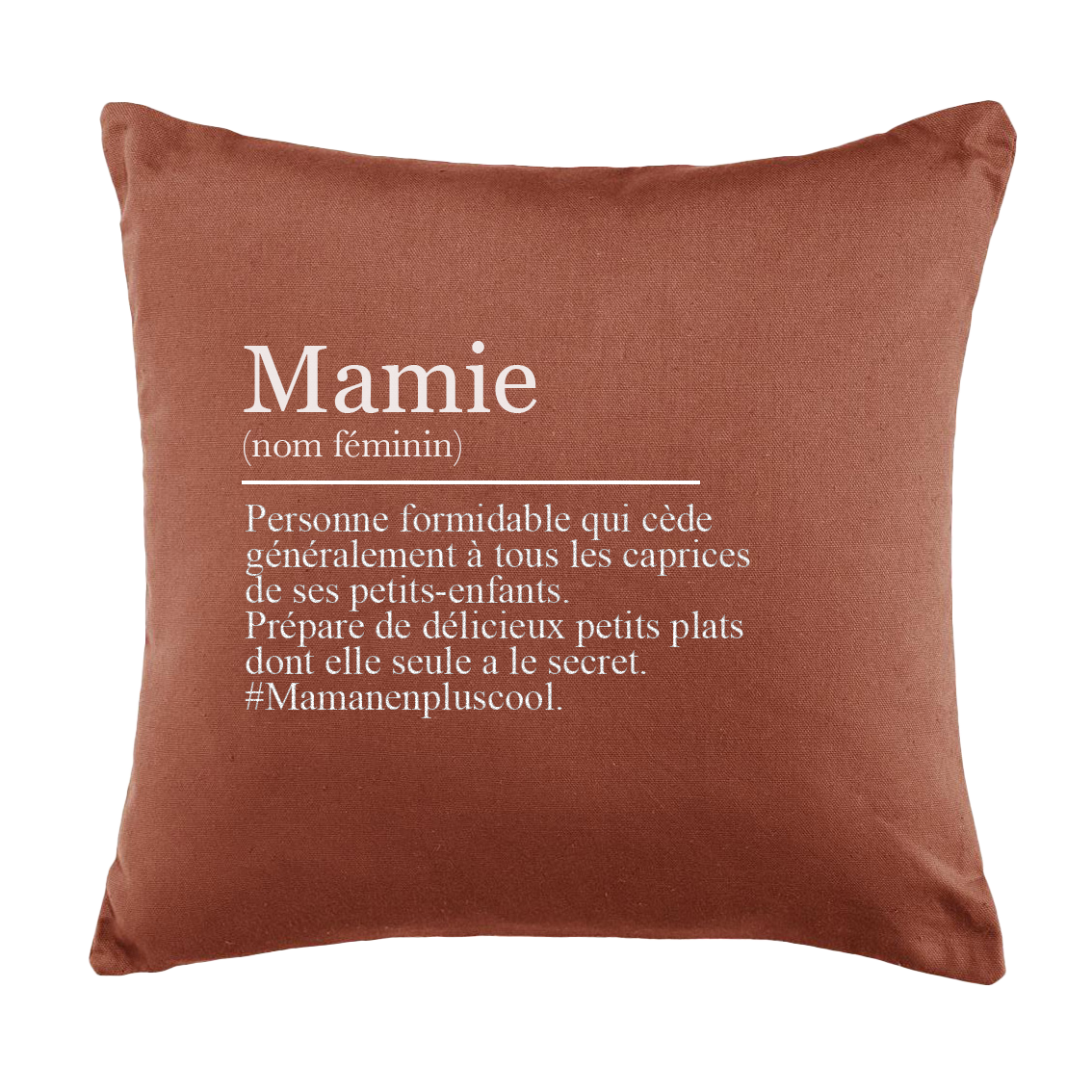 Coussin " Mamie" carré 38x38