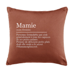 Coussin " Mamie" carré 38x38